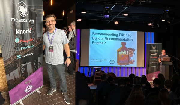 Nearsure's sales expert at elixir conference 2023
